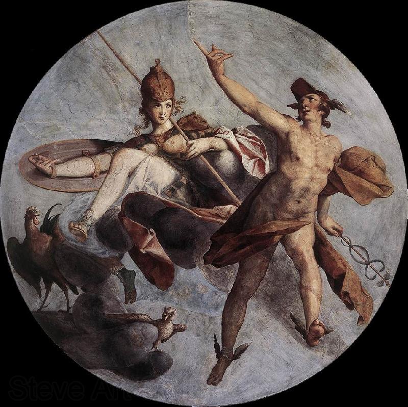 SPRANGER, Bartholomaeus Hermes and Athena kh Spain oil painting art